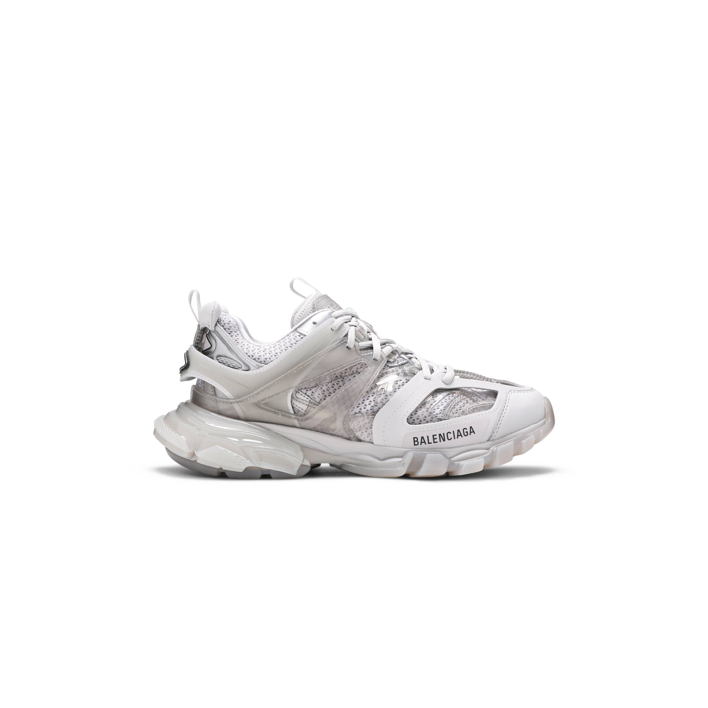 BALENCIAGA TRACK SNEAKER CLEAR SOLE LIGHT GREY 647742W3BM41200